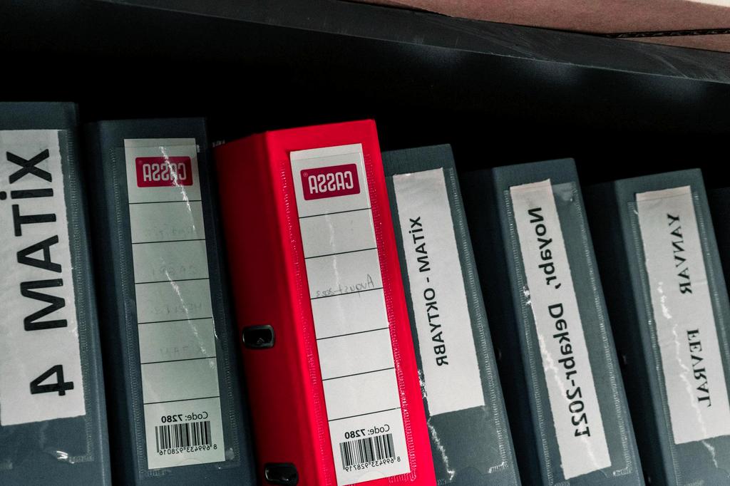 Mobile app interface for managing document categories