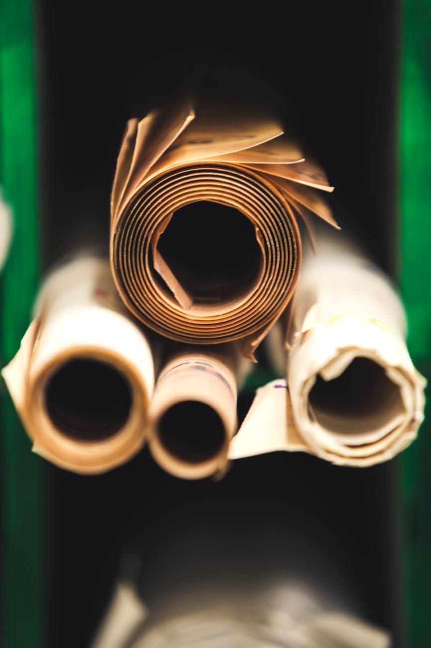 Stack of colorful folders labeled with different document categories